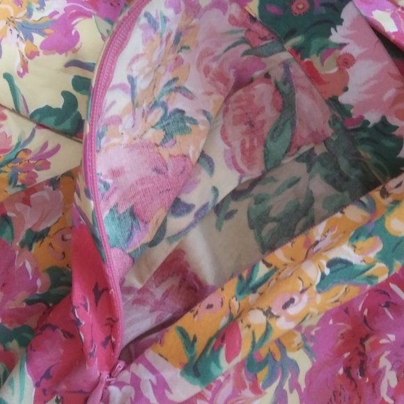 NWT ZARA  floral mini skirt sash bow detail XXL Barbie core - Picture 12 of 16